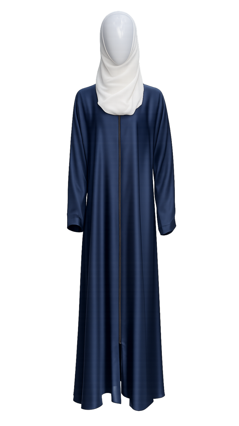 Ayesha Zipper Abaya