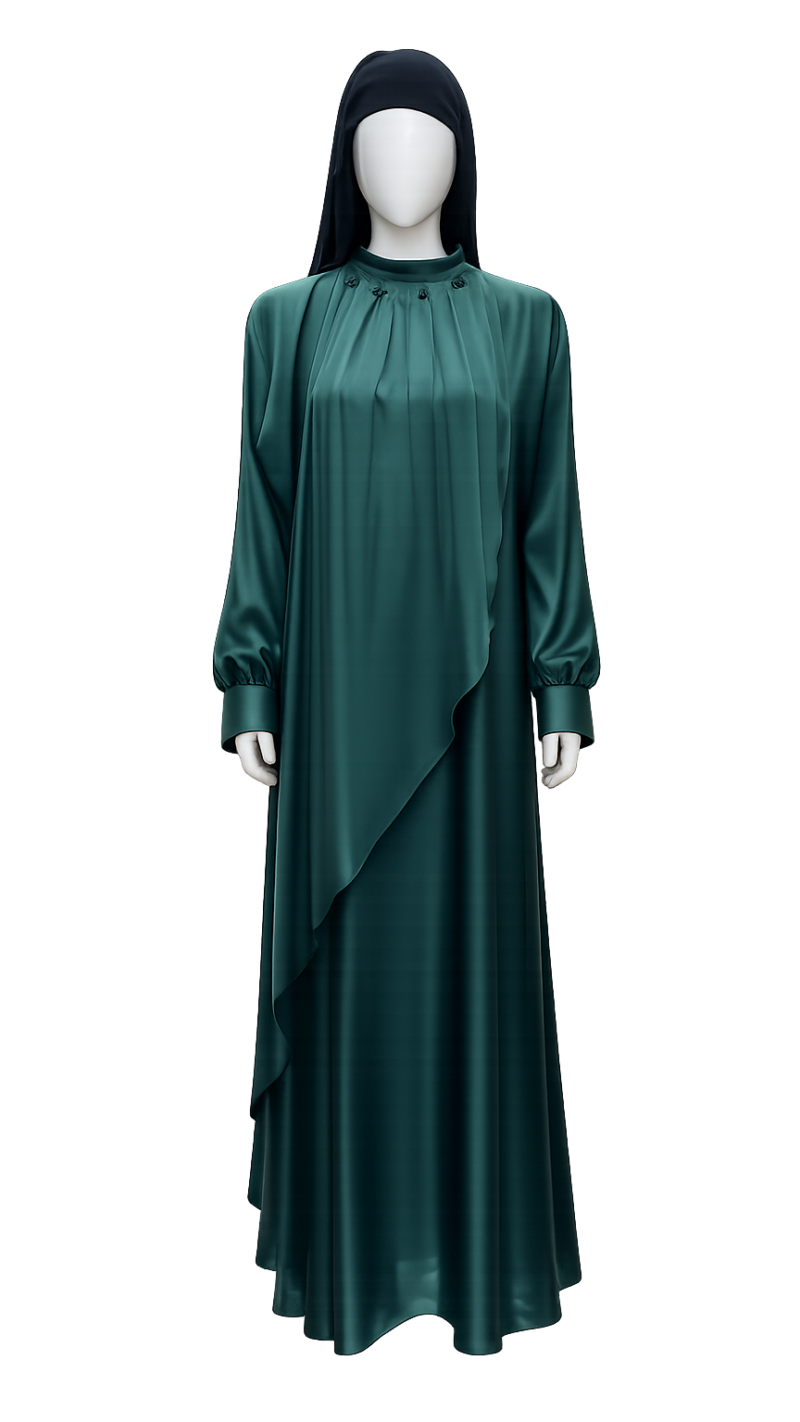 Alishba Saree Abaya